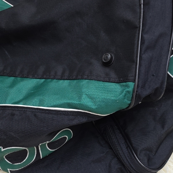 Adidas Vintage Black and Teal Sports Bag - Picture 13 of 14